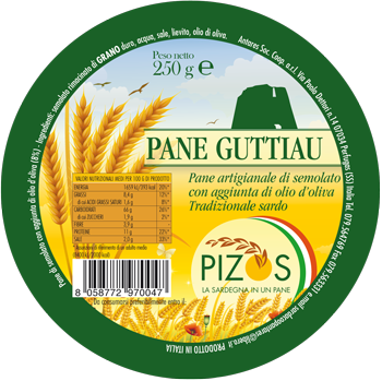 Etichetta Pane Guttiau olio sale