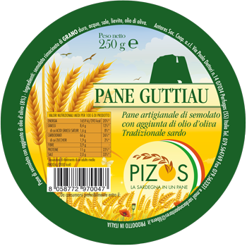 Etichetta Pane Guttiau olio sale