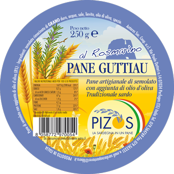 Etichetta Pane Guttiau rosmarino