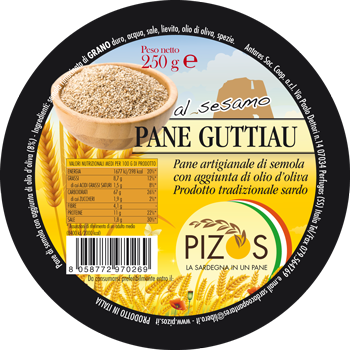 Etichetta Pane Guttiau sesamo